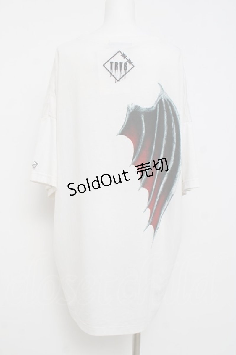 画像2: TRAVAS TOKYO / Devil bear BIG Tee F ホワイト Y-26-04-15-066-PU-TS-SZ-ZY (2)