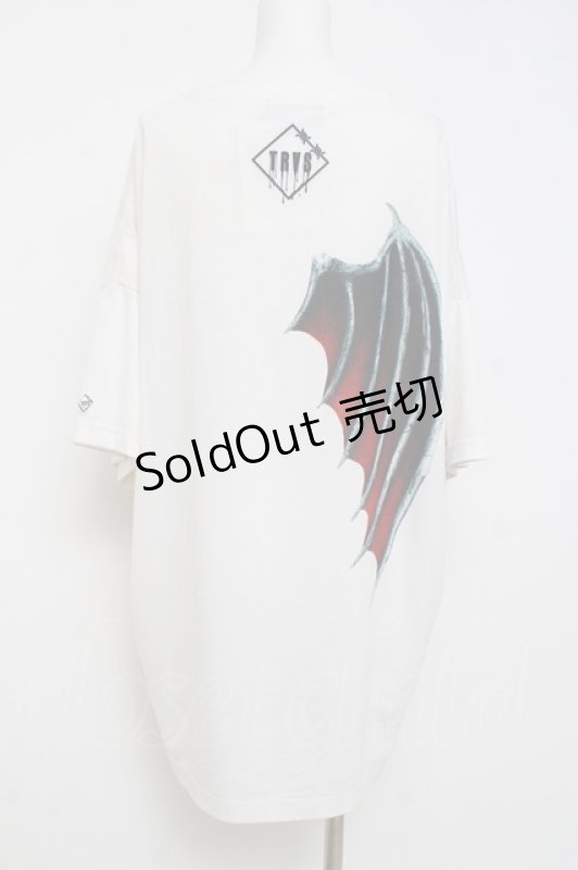画像2: TRAVAS TOKYO / Devil bear BIG Tee F ホワイト Y-26-04-15-066-PU-TS-SZ-ZY (2)