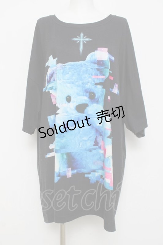 画像1: TRAVAS TOKYO / サイバークマビッグTシャツ F ブラック Y-26-04-15-067-PU-TO-SZ-ZY (1)