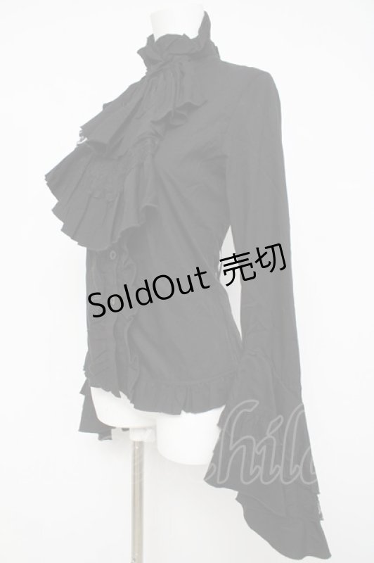 画像2: Drug Honey / 姫袖ブラウス  黒 Y-26-04-15-070-PU-TO-SZ-ZY (2)