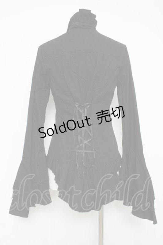 画像3: Drug Honey / 姫袖ブラウス  黒 Y-26-04-15-070-PU-TO-SZ-ZY (3)