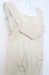 画像4: Cherir la femme / ビーズ使いポケットワンピース M 生成り Y-26-04-15-074-LO-OP-SZ-ZY (4)