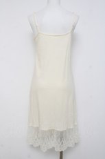 画像2: Franche Lippee / 裾刺繍インナーキャミワンピース M 生成り Y-26-04-15-075-LO-OP-SZ-ZY (2)
