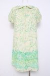 画像2: Franche Lippee / シークレットガーデンうろこワンピース M クリーム×グリーン Y-26-04-15-081-LO-OP-SZ-ZY (2)