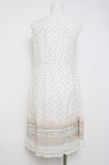 画像2: Franche Lippee / 音符刺繍ドット柄ワンピース M オフ Y-26-04-15-082-LO-OP-SZ-ZY (2)