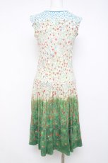 画像2: Franche Lippee / ざくろの花ワンピース M オフシロ Y-26-04-15-084-LO-OP-SZ-ZY (2)