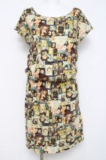 画像1: franche lippee black / アンティークスノーカットワンピース M 黒 Y-26-04-15-085-LO-OP-SZ-ZY (1)