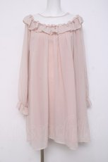 画像1: Ank Rouge / シフォンチュニ  ピンク Y-26-04-15-089-CA-OP-SZ-ZY (1)