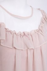 画像3: Ank Rouge / シフォンチュニ  ピンク Y-26-04-15-089-CA-OP-SZ-ZY (3)