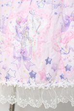 画像6: BABY, THE STARS SHINE BRIGHT / キラキラ星座とコンペイトウのお星様柄ワンピース  ピンク×オフホワイト Y-26-04-15-096-BA-OP-SZ-ZY (6)