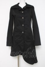 画像1: ZOESTYLES / アシメロングジャケット  ブラック Y-26-04-15-097-GO-JA-SZ-ZY (1)
