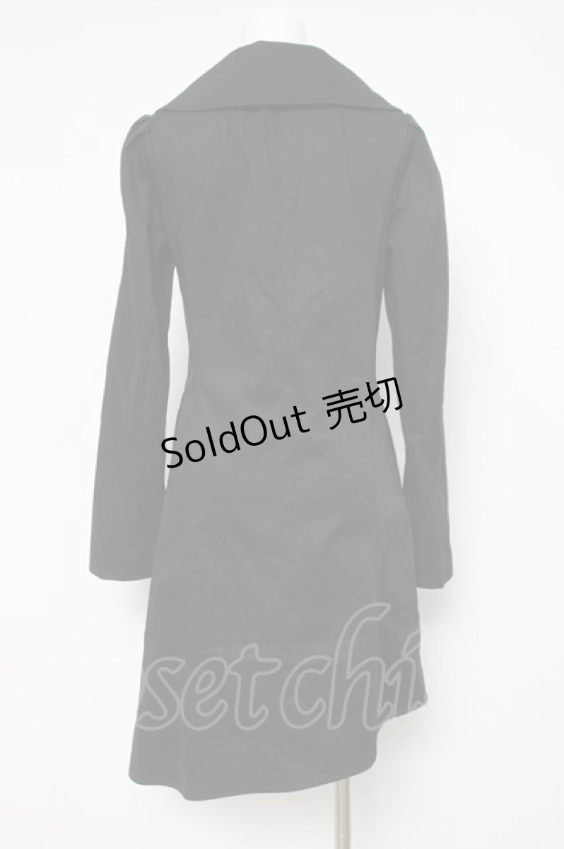 画像2: ZOESTYLES / アシメロングジャケット  ブラック Y-26-04-15-097-GO-JA-SZ-ZY (2)
