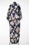 画像2: axes femme / 薔薇×懐中時計柄浴衣セット M 紺 Y-26-04-15-099-AX-OP-SZ-ZY (2)
