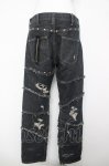 画像2: Deorart / ダメージ加工入りデニムパンツ S 黒 Y-26-04-15-102-PU-PA-SZ-ZY (2)