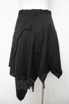 画像2: BPN / コウモリアシメスカート M 黒 Y-26-04-15-106-GO-SK-SZ-ZY (2)