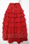 画像1: PINK HOUSE / ポルカドットチュールスカート F 赤 Y-26-04-15-111-LO-SK-SZ-ZY (1)