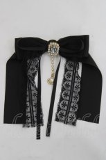 画像1: mille fille closet by LODISPOTTO / Twinkle jewelリボンバレッタ  黒 Y-26-04-15-017-LO-ZA-SZ-ZY (1)