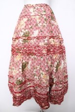 画像2: PINK HOUSE / St.パトリックパレードプリントスカート F レッド Y-26-04-15-112-LO-SK-SZ-ZY (2)