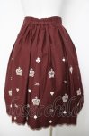 画像2: Innocent World / リボンクラウンスカート  ワイン Y-26-04-15-113-IW-SK-AS-ZY (2)