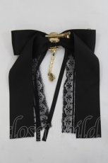 画像2: mille fille closet by LODISPOTTO / Twinkle jewelリボンバレッタ  黒 Y-26-04-15-017-LO-ZA-SZ-ZY (2)