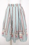 画像1: axes femme kawaii / チョコベア柄スカート M ミント Y-26-04-15-116-AX-SK-SZ-ZY (1)