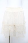 画像1: Franche Lippee / レースフリルペチパンツ M アイボリー Y-26-04-15-119-LO-PA-SZ-ZY (1)