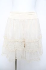 画像1: Franche Lippee / レースフリルペチパンツ M アイボリー Y-26-04-15-119-LO-PA-SZ-ZY (1)