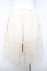 画像2: Franche Lippee / レースフリルペチパンツ M アイボリー Y-26-04-15-119-LO-PA-SZ-ZY (2)