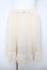 画像1: Franche Lippee / プチリボンスカート M 生成り Y-26-04-15-122-LO-SK-SZ-ZY (1)
