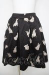 画像1: franche lippee black / うさぎシルエットスカート M 黒 Y-26-04-15-123-LO-SK-SZ-ZY (1)