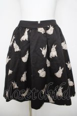 画像1: franche lippee black / うさぎシルエットスカート M 黒 Y-26-04-15-123-LO-SK-SZ-ZY (1)