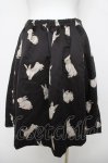 画像2: franche lippee black / うさぎシルエットスカート M 黒 Y-26-04-15-123-LO-SK-SZ-ZY (2)