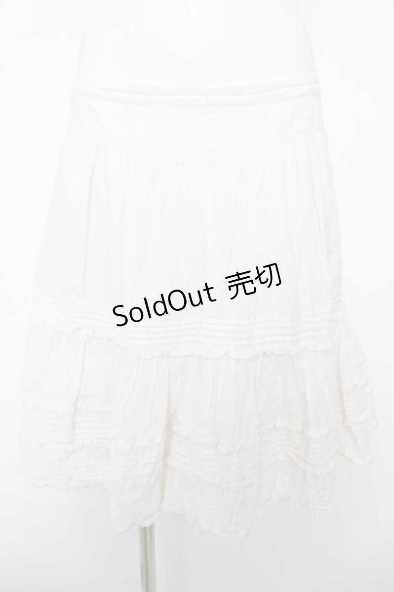 画像1: Franche Lippee / タックフリルスカパン M 生成り Y-26-04-15-124-LO-PA-SZ-ZY (1)