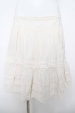 画像1: Franche Lippee / タックフリルスカパン M 生成り Y-26-04-15-124-LO-PA-SZ-ZY (1)