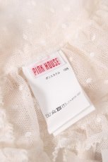 画像5: PINK HOUSE / ポルカドットチュールティペット F 生成り Y-26-04-15-035-LO-ZA-SZ-ZY (5)
