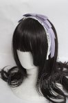画像1: axes femme kawaii / レースリボンカチューシャ  ラベンダー Y-26-04-17-041-AX-AC-SZ-ZY (1)