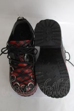 画像5: YOSUKE / 厚底レースアップヒールオックスフォード S レッド Y-26-04-17-046-PU-SH-SZ-ZY (5)