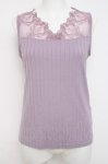 画像1: axes femme / 繊細レースタンク  ラベンダー Y-26-04-17-058-AX-TO-SZ-ZY (1)