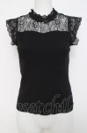 画像1: axes femme POETIQUE / レースビスチェ切替タンク  黒 Y-26-04-17-059-AX-TO-SZ-ZY (1)