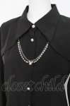 画像3: axes femme / パールチェーンセットブラウス F 黒 Y-26-04-17-079-AX-BL-SZ-ZY (3)