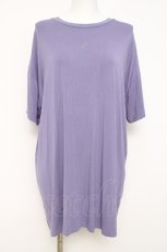 画像1: axes femme POETIQUE / レースアップビックTシャツ M ラベンダー Y-26-04-17-081-AX-TO-SZ-ZY (1)