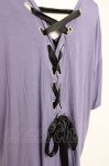 画像3: axes femme POETIQUE / レースアップビックTシャツ M ラベンダー Y-26-04-17-081-AX-TO-SZ-ZY (3)