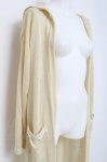 画像2: axes femme / フード付き薄手カーデ M 生成り Y-26-04-17-083-AX-TO-SZ-ZY (2)