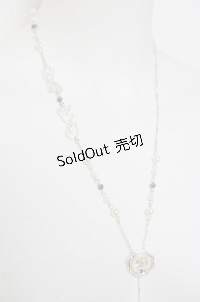 画像2: axes femme / 封蝋モチーフネックレス  シルバー Y-26-04-17-009-AX-AC-SZ-ZY (2)