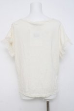 画像3: axes femme / 立体花モチーフレースＴシャツ M 生成り Y-26-04-17-092-AX-TS-SZ-ZY (3)