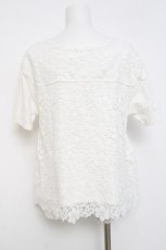 画像2: axes femme / ボタニカルガーデンTシャツ M シロ Y-26-04-17-096-AX-TO-SZ-ZY (2)