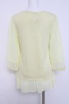 画像2: axes femme / シフォンスリーブチュニック M イエロー Y-26-04-17-102-AX-TO-SZ-ZY (2)