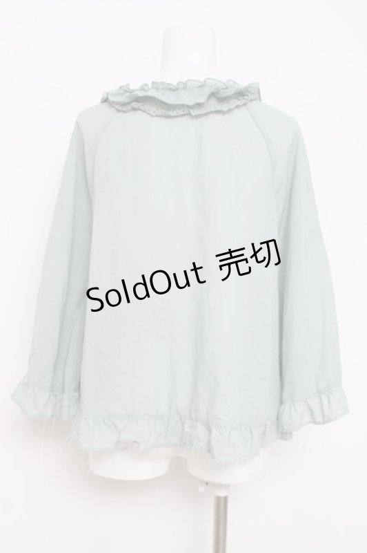 画像2: axes femme / ポンチョ風トップス M ミント Y-26-04-17-104-AX-TO-SZ-ZY (2)