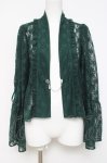画像1: axes femme / ドロストリボン総レースボレロ F Dグリーン Y-26-04-17-109-AX-TO-SZ-ZY (1)