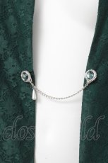 画像4: axes femme / ドロストリボン総レースボレロ F Dグリーン Y-26-04-17-109-AX-TO-SZ-ZS (4)